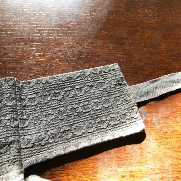 EUC Unique Turtle Neck Wrap Grey Tunic Sweater Size S - Picture 7 of 16